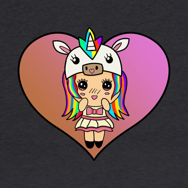 Kawaii Unicorn by Duskrose